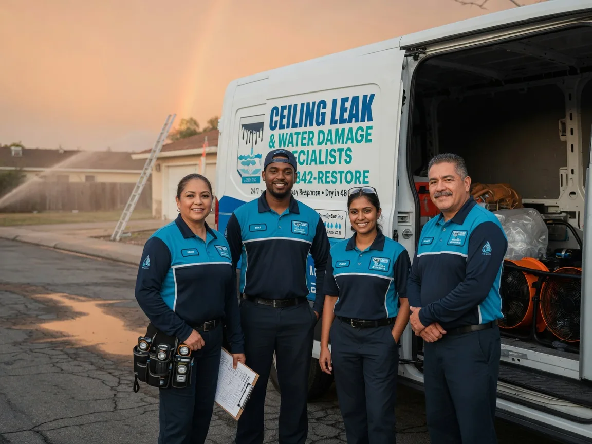 Ceiling Leak Cleanup company in Devine, TX